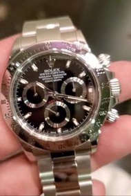 【已交流】勞力士 116520 ROLEX 迪通拿 Daytona 黑面 鋼王 停產