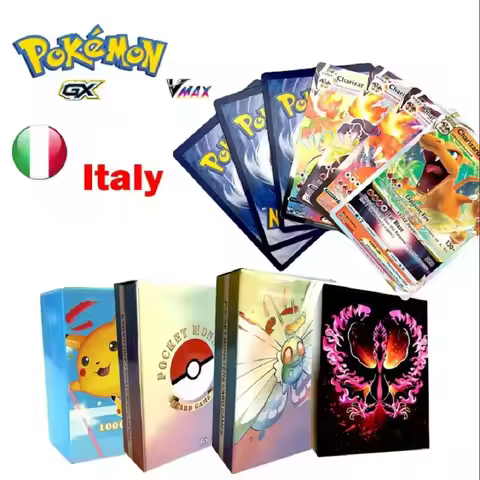 20pcs Pokemon Cards GX Vmax Shining Italian Game Battle Carte Trading Collection Cards Toys Kids Gif