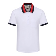 GUCCI1970 Trendy Button Men Fashion Lapel Short Sleeve