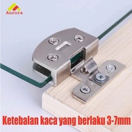 Oval Glass Door Hinge, Tempered Glass Door Hinge, Zinc Alloy Glass Cupboard Door Hinge Punchbebas