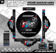 Stiker Sangkar Murai Sticker Decal Ebod Radja Company Indonesia Dekal Kandang MURAI BATU JP 09