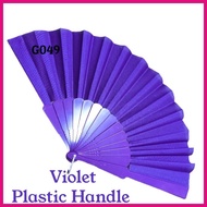 ♕ ♙ ⊙ Abaniko o Pamaypay Plastic Handle Plain Colored