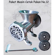 New Mesin Cetak Pelet No.12 Dengan Pulley Mesin Pelet Ayam Ikan Burung