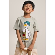 M231 Kids Short Graphic T-shirt Gray 2719C