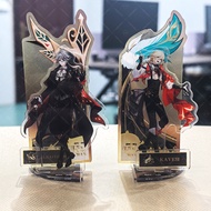 Three Plug Genshin Impact Linkage KFC Alhaitham Kaveh Badge Acrylic Homemade Stand/ugfa