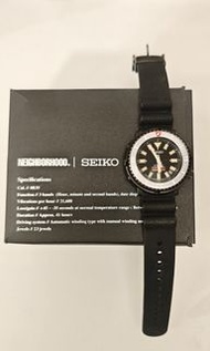 正品9成新日本精工Seiko x Neighborhood 聯名全自動限量手錶SBDY077