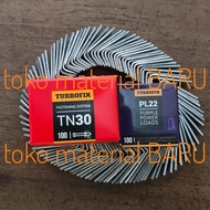 turbofix paku ramset tn30 powerload pl22 angle clip 100 pasang