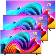 HISENSE 📺 75" 65" 55" TV Pintar 4K HDR10+ AI Picture & DTS Virtual:X / 4K GOOGLE TV A6500N