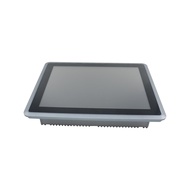 HUNSN 12.1 Inch Industrial IP65 Front Panel PC, Multi Touch Resistance Touch Screen, J6412, Windows 