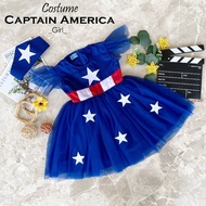 Captain America costume/ Captain America costume for girls, Captain America clothes for girls, Capta