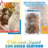 Dried Fish Sapsap Boneless 100g / 200g Dried Sapsap / Gourmet Dried Fish / Sun-Dried / Crispy Sapsap