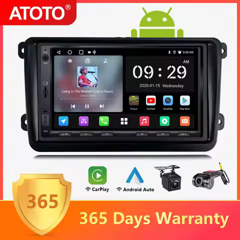 ATOTO 7 inch 2 Din Android Car Stereo for VW Volkswagen Skoda Fabia/Polo/Jetta/Tiguan/Golf/Passat Ca