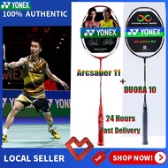 [YONEX] ARC11+DUORA10 4u Genuine Double Shot Set Full Carbon Non-Slip Badminton Racket 26-30Lbs