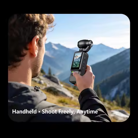 Portable HD 4K Action Camera Manual 90 180 Degree Rotation For YouTube Vlog Video Recording Record L