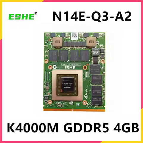 Original K4000M K4000 GDDR5 4GB Video Graphics Card N14E-Q3-A2 For HP 8740W 8760W 8770W for iMac For