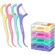 200 Pieces，Fruit Flavored，Floss，toothpicks，Cleaning Teeth，Ultra-fine Dental Floss Stick, Dental Flos