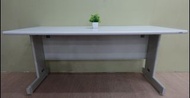 二手辦公家具推薦-新北二手家具-【OA】灰色160公分辦公桌/個人寫字桌