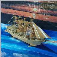 Miniatur Kapal Dewa Ruci / Miniatur Kapal Bambu / Souvenir Unik / Kado Ultah Unik