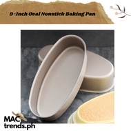 9 Inch Oval Baking Pan Nonstick Cake Maker Mold Oven Bake Tray Cheesecake Molder Carbon Steel
