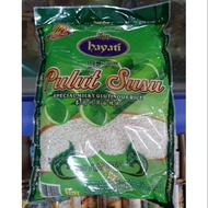 Ready stock. Beras pulut susu istimewa 1kg (Jenama Hayati)