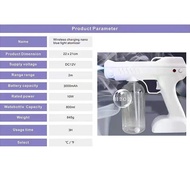 ✘۩[ready stock] nano spray gun wireless fogging machine disinfectant spray machine atomizer spray gun sani