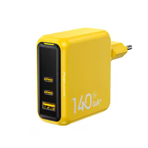 AOHI Magcube Pro 140W GaN phone charger PD3.1 3-Port USB C Charger For Macbook Pro Laptop Fast Charg