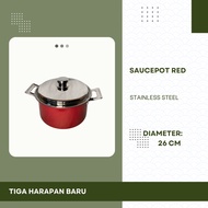 Saucepot Red 26cm
