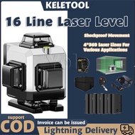 4D Compact 16 line laser level Self Leveling 4 * 360 Green Cross Line Laser Construction Picture Han