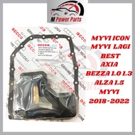 DECCO Auto Filter Myvi ICON Lagi Best Myvi G3 Axia Beeza Alza 1.5 Auto Transmission Filter