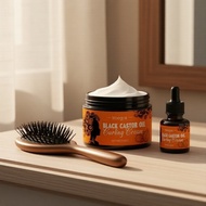 Curl Defining Cream 100g - With Aloe Vera & Castor Oil, Long-Lasting Hold, No Sticky Feel  Krim Peng