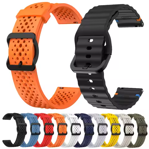 22MM Smartwatch Strap for Ticwatch Pro 3 Ultra Band GPS/LTE Bracelet For Samsung Galaxy Watch 3 45 4