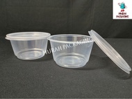 EC 16oz PP Round Container (50pcs±) 16oz / 450ml / Plastic Food Box / C16 / Bekas Makanan Bulat R16