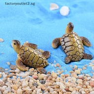 factoryoutlet2.sg Mini Sea Turtle Model Resin Ornaments Aquarium Fish  Home Landscape Decoration Accessories Fine Workmanship Layout Prop Hot