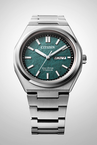 CITIZEN Zenshin AW0130-85X Super Titanium Eco-Drive Mens Watch ( นาฬิกาผู้ชายพลังงานแสง )