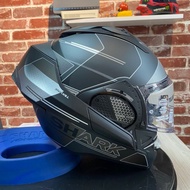 Shark Evo GT Teckline MAT Black 180 Modular Flip Up Shark Helmets Shark Helmet Shark Helmets