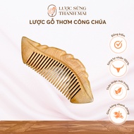 Princess Fragrant Wooden Comb (Size: S - 13cm) Daily Relaxing Hair Comb | Thanh MAI Horn Comb
