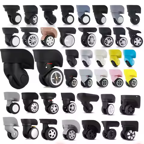 Trolley luggage trunk caster accessories wheel pulley password suitcase luggage box universal wheel 