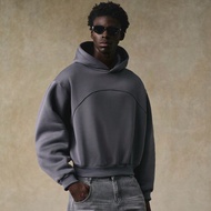 Men's Solid Color Long Sleeve Casual Fleece Hoodie Essentials Hoodie Men Hoody Cropped Hoodie Mens C