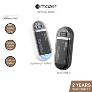 Mazer Powerbank (10KmAh/15KmAh 35W/45W) Power Bank with USB C / Lightning Cable Fast Charging Portab
