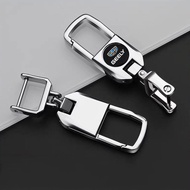1 silver car keychain personality creative anti-lost high-end car key ring key rope chain suitable f