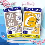 Combo Viên uống DHC Kẽm và DHC Vitamin C 30 ngày dùng hỗ trợ ngừa mụn mờ thâm shop Cosin Store