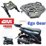 Tapak Monorack GIVI Rack Lipat Yamaha Ego Gear Food Delivery Bag Bracket Accessories Motor Rak EGOGE