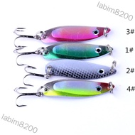 labim8200 4pcs/lot Paillette Fishing Lure 3D Life-like Swimbait 5cm 6.5g Metal Artificial Hard Baits