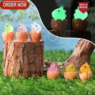 GG 1Pc Automobile Home Decoration Gift / Luminous Dinosaur Car Decorative Resin Ornaments / DIY Anim