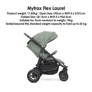 Joie Mytrax Flex Stroller + Rain Cover (1-Year Warranty)