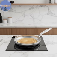 TasteTasty Frying Pan 410 Stainless Steel Scratch Resistant Uncoated Fry Pan for Gas Induction Stove