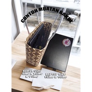 SIZE 4.3in x 16in x 11in BAKUL RAGA LAPTOP SIZE 15inc BAKUL ANYAMAN SULAM SAKURA BAKUL FAIL / DOKUME