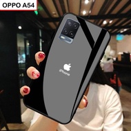 Softcase Glass Kaca Oppo A54 - Casing Handphone Oppo A54 - Case Oppo
