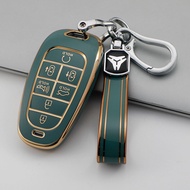 Hyundai 7 buttons remote key case staria tucson key cover Hyundai keychain