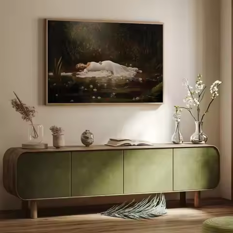 Vintage Taylor The Fate of Ophelia Poster Showgirl Music Artwork Nordic Canvas Painting Wall Picture